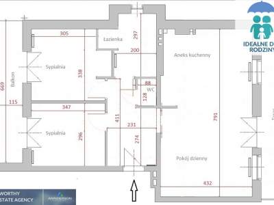         Apartamentos para Alquilar, Kraków, Pustynna | 71.06 mkw