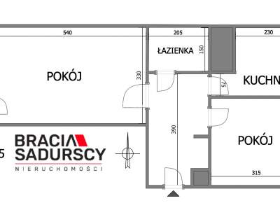         Wohnungen zum Kaufen, Kraków, Wielkotyrnowska | 42 mkw