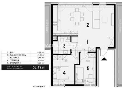         Apartamentos para Alquilar, Kraków, Jasnogórska  | 62 mkw