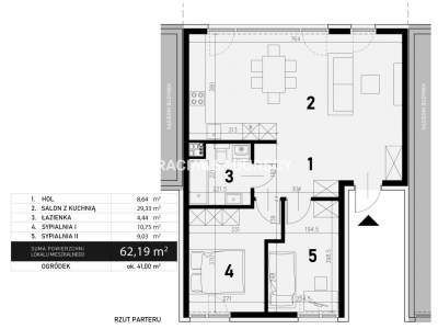         Apartamentos para Alquilar, Kraków, Jasnogórska  | 62 mkw