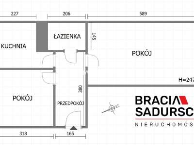         Apartamentos para Alquilar, Kraków, Osiedle Na Lotnisku | 43 mkw