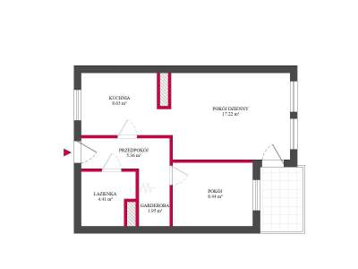         Apartamentos para Alquilar, Poznań, Naramowicka | 46.01 mkw