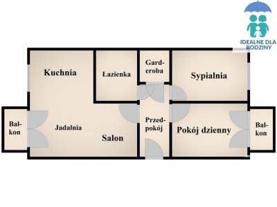         Apartamentos para Alquilar, Kraków, Żywiecka | 65 mkw