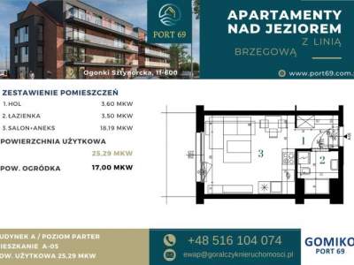         Mieszkania na Sprzedaż, Węgorzewski, Sztynorcka | 25 mkw