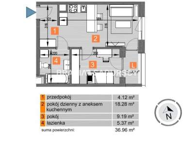         Flats for Sale, Kraków, Os. Piastów | 36 mkw