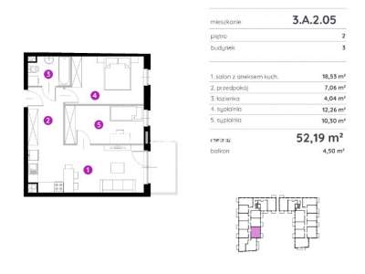         Apartamentos para Alquilar, Kraków, Rydlówka | 52 mkw