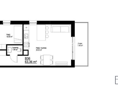         Apartamentos para Alquilar, Kraków, Bieżanów | 63 mkw