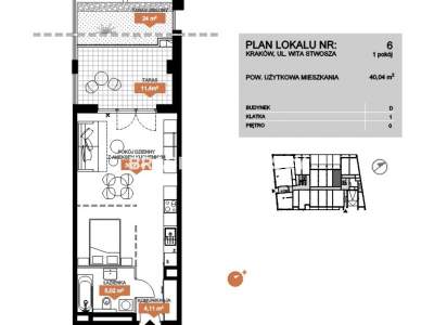         Flats for Sale, Kraków, Wita Stwosza | 40 mkw