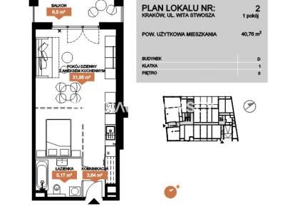         Apartamentos para Alquilar, Kraków, Wita Stwosza | 40 mkw