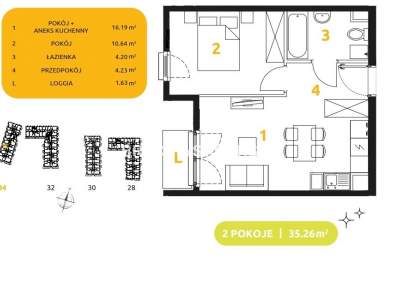         Квартиры для Продажа, Kraków, 29 Listopada - Okolice | 35 mkw