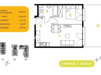         Flats for Sale, Kraków, 29 Listopada - Okolice | 37 mkw