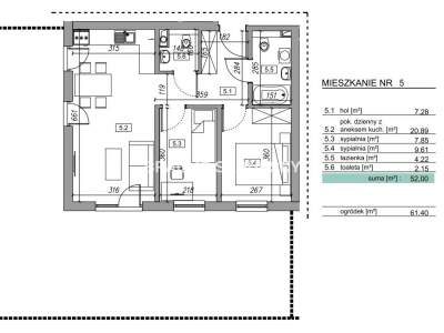         Wohnungen zum Kaufen, Myślenice (Gw), Słowińska | 45 mkw