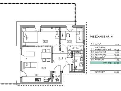         Квартиры для Продажа, Myślenice (Gw), Słowińska | 45 mkw