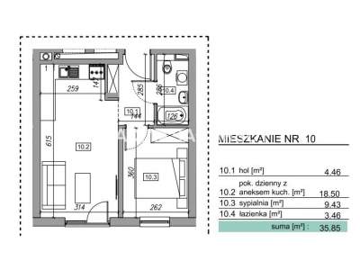         Mieszkania na Sprzedaż, Myślenice (Gw), Słowińska | 45 mkw