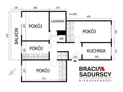         Apartamentos para Rent , Kraków, Leonida Teligi | 57 mkw