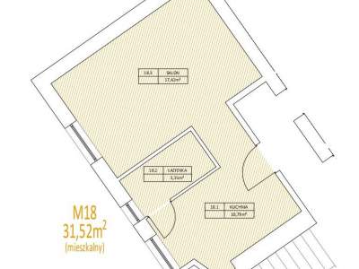         Flats for Sale, Poznań, Mostowa | 31.82 mkw