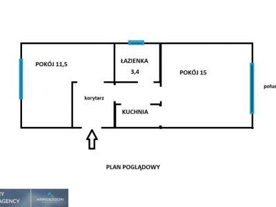         Apartamentos para Alquilar, Kraków, Ruczaj | 58.45 mkw