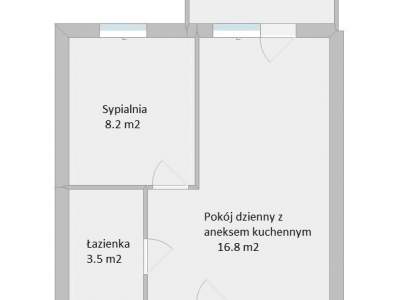         Flats for Sale, Kraków, Bp. Jana Prandoty | 32.67 mkw