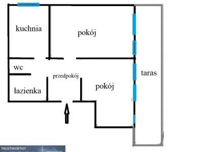         Квартиры для Продажа, Kraków, Królowej Jadwigi | 51.5 mkw