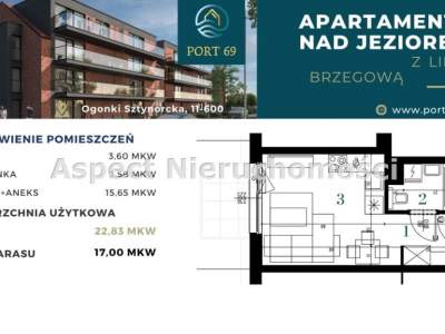                                     Flats for Sale  Węgorzewo
                                     | 22 mkw