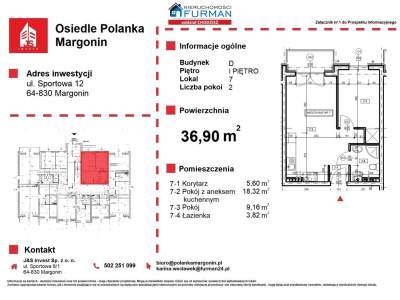                                     Flats for Sale  Margonin
                                     | 36 mkw