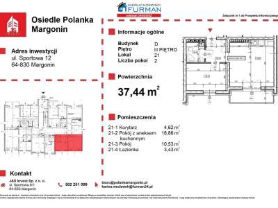                                     Flats for Sale  Margonin
                                     | 37 mkw