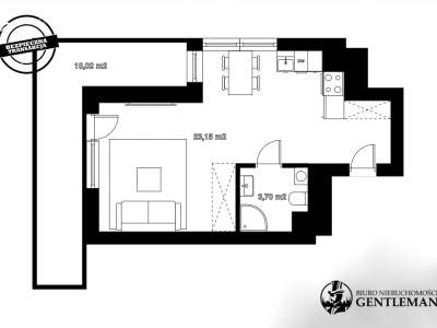         Flats for Sale, Gdańsk, Nadwiślańska | 26.85 mkw