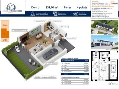         Casas para Alquilar, Ostrołęka, Stefana Żeromskiego | 131 mkw