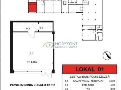                                     Local Comercial para Rent   Dzierżążno
                                     | 42 mkw