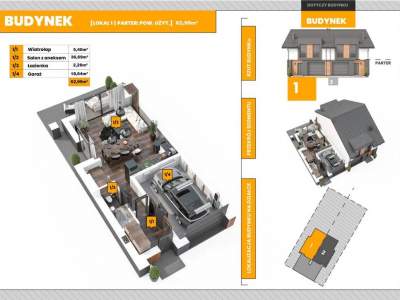         Casas para Alquilar, Reda, Jaśminowa | 129.05 mkw