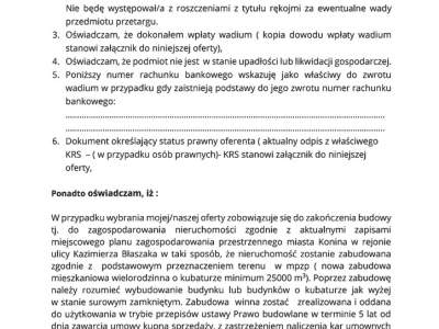         участок для Продажа, Konin, Kazimierza Błaszaka | 4427 mkw