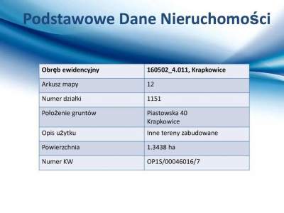         коммерческая недвижимость для Продажа, Krapkowice, Piastowska | 5294.48 mkw