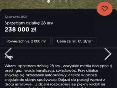         Działki na Sprzedaż, Konin, Grójecka | 2800 mkw