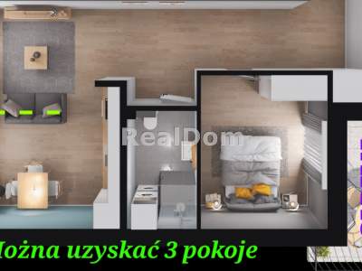         Wohnungen zum Kaufen, Kraków, Radzikowskiego | 53 mkw