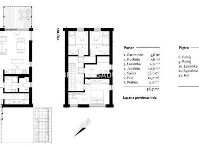         Häuser zum Kaufen, Zabierzów, Aleksandrowice | 115 mkw