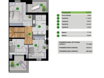         Casas para Alquilar, Kraków, Hufcowa | 131 mkw