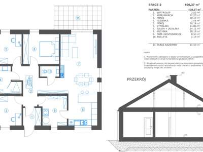         дом для Продажа, Andrychów (Gw), Spacerowa | 100 mkw