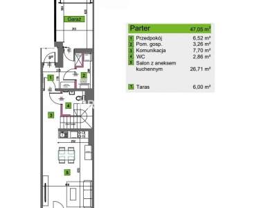         Casas para Alquilar, Kraków, Kliny | 144 mkw