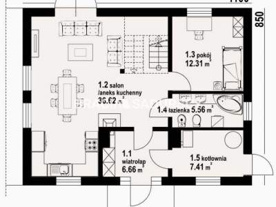                                     дом для Продажа  Łapanów
                                     | 149 mkw