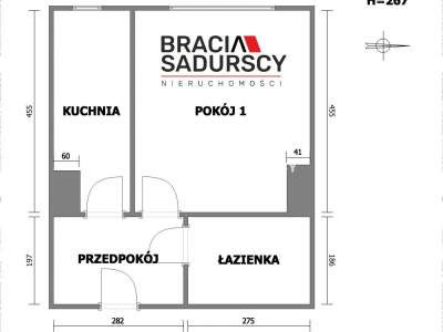         Apartamentos para Alquilar, Kraków, Bratysławska | 36 mkw