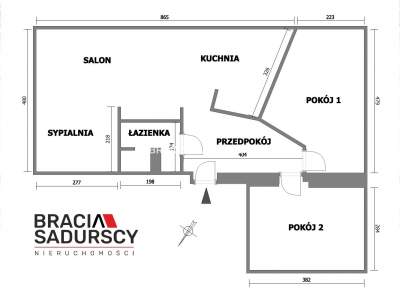         Wohnungen zum Kaufen, Kraków, Montwiłła-Mireckiego | 65 mkw