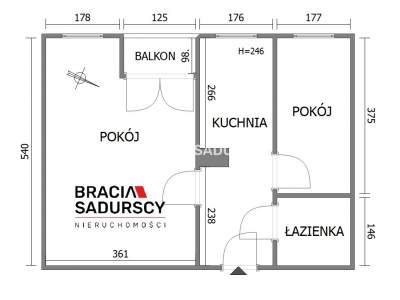         Flats for Sale, Kraków, Na Szaniec | 36 mkw
