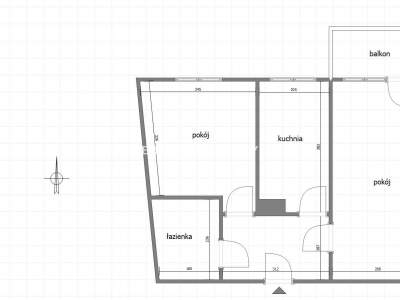         Квартиры для Продажа, Kraków, Gen. L. Okulickiego | 45 mkw