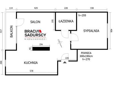         Apartamentos para Alquilar, Kraków, Białoprądnicka | 67 mkw