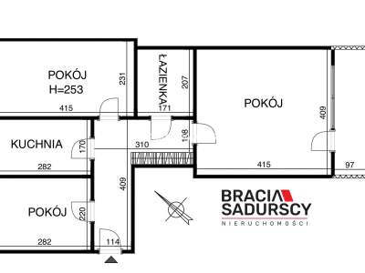         Квартиры для Продажа, Kraków, Słomiana | 48 mkw