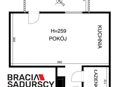         Apartamentos para Alquilar, Kraków, Marchołta | 22 mkw