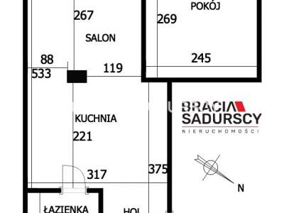         Квартиры для Продажа, Kraków, Kokosowa | 26 mkw