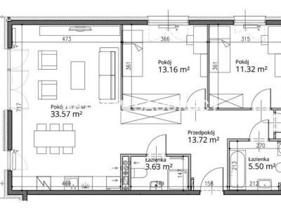         Flats for Sale, Kraków, Armii Krajowej - Okolice | 96 mkw