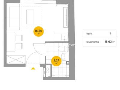         Apartamentos para Alquilar, Kraków, Wita Stwosza | 18 mkw