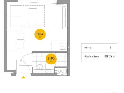         Apartamentos para Alquilar, Kraków, Wita Stwosza | 16 mkw